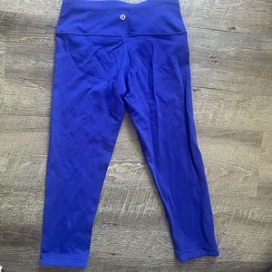 Blue lulu lemon leggings